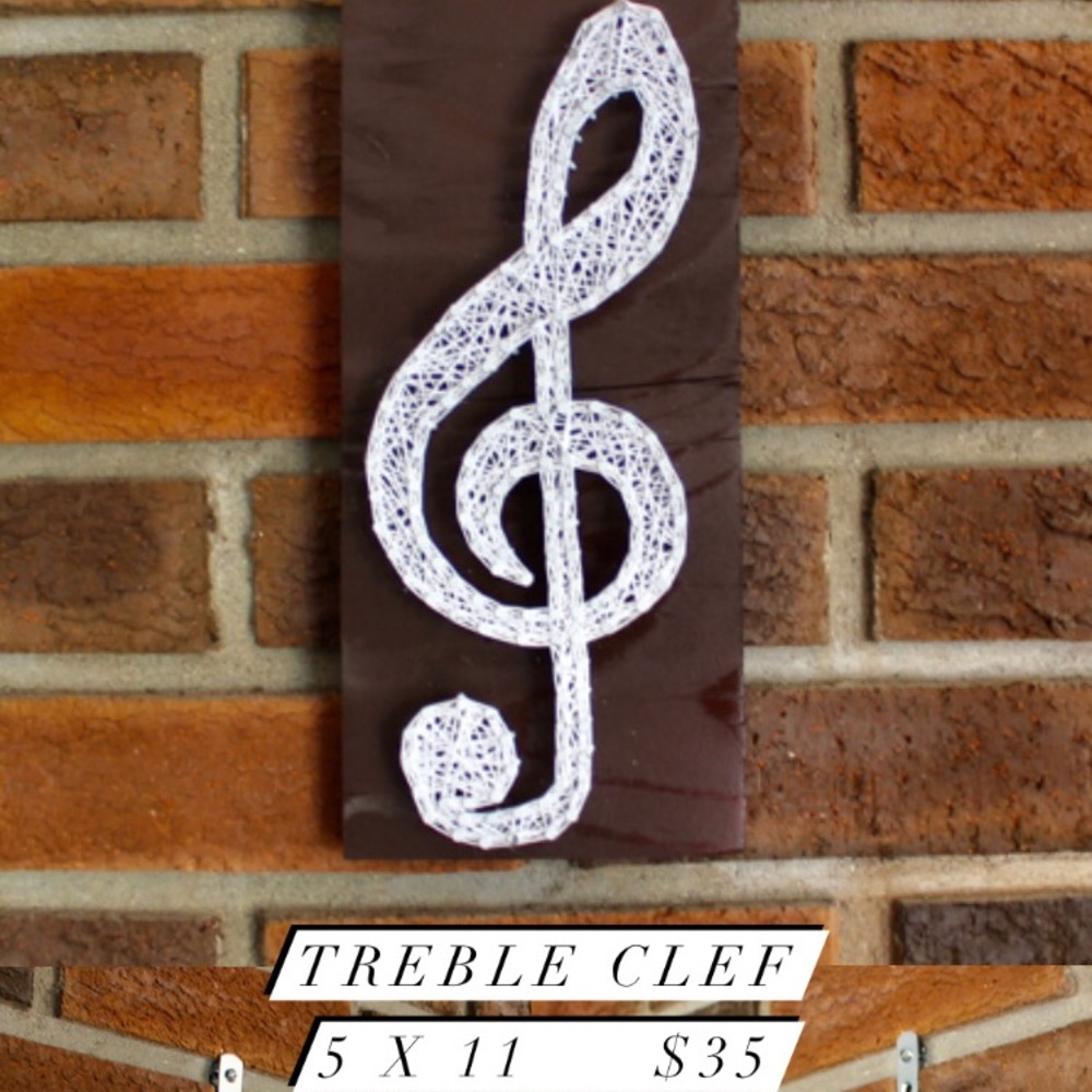 Treble Clef String Art - Picture 2 of 4